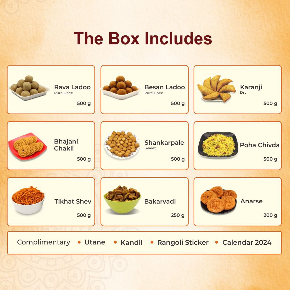 Sapre Diwali Faral Box - 6kg